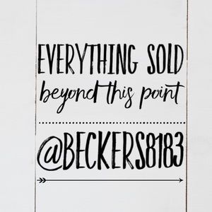 EVERYTHING SOLD BEYOND THIS POINT